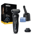 Braun 52-N7200cc Series 5 SkinFlex, 4in1 SmartCare Center, Black, + Trimmer