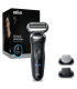 Braun 72-N1620s Series 7 360° SkinFlex, Black, + Trimmer & Body