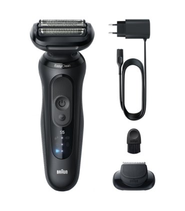 Braun 52-N1200s Series 5 SkinFlex, Black, + Trimmer