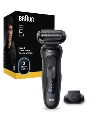 Braun 52-N1200s Series 5 SkinFlex, Black, + Trimmer