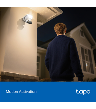 TP-LINK Tapo C710 | Pan/Tilt Security Floodlight Camera | 3 MP | F/2.0 | IP65 | H.264 | microSD up to 512 GB