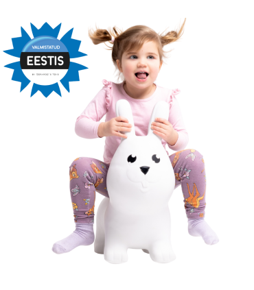 Gerardou0027s Toys Jumpy hüppeloom Jänes pakendis, valge