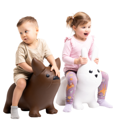 Gerardou0027s Toys Jumpy hüppeloom Jänes pakendis, valge