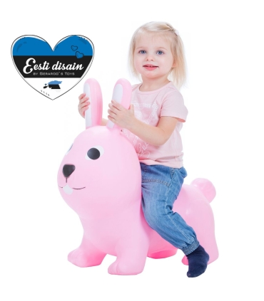 Gerardou0027s Toys Jumpy hüppeloom Jänes, heleroosa