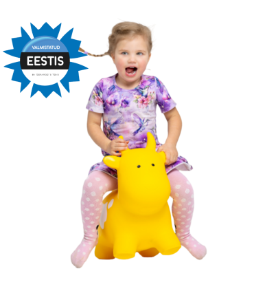 Gerardou0027s Toys Jumpy hüppeloom Lehm pakendis, kollane