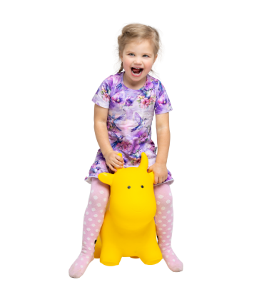 Gerardou0027s Toys Jumpy hüppeloom Lehm pakendis, kollane