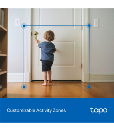 TP-LINK Tapo C250 | Pan/Tilt AI Home Security Wi-Fi Camera | PTZ | 8 MP | 4mm/F1.6 | H.265 | MicroSD Card up to 512 GB