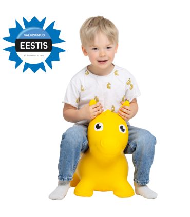 Gerardou0027s Toys Jumpy hüppeloom Hobune pakendis, kollane