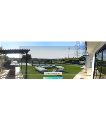 Reolink | 4 Pro 4K 180° Dual-Lens WiFi 6 Battery Camera | B740X Argus | Wire-free | 8 MP | 4mm | IP66 | H.264/H.265 | MicroSD, M