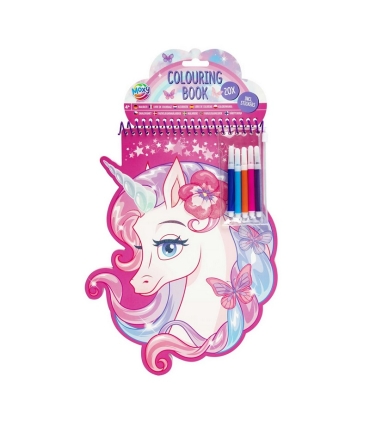 Moxy värviraamat markeritega, 20 lehte