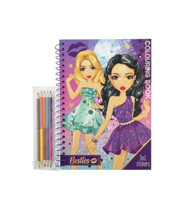 Besties värviraamat pliiatsitega