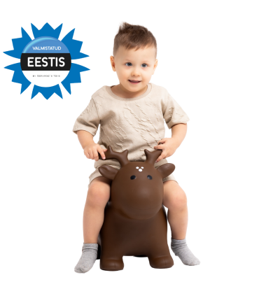 Gerardou0027s Toys Jumpy hüppeloom Põder pakendis, pruun