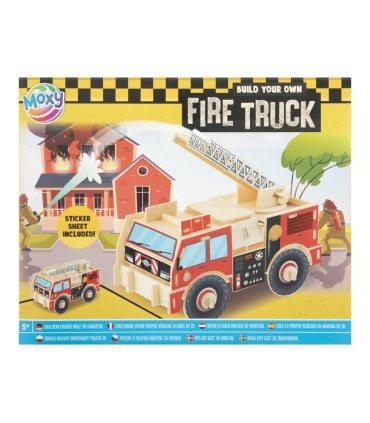 Moxy puidust 3D pusle kleebistega, auto