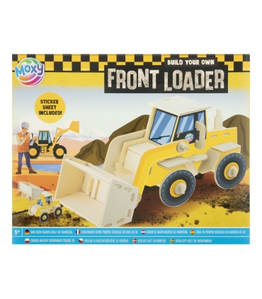 Moxy puidust 3D pusle kleebistega, auto