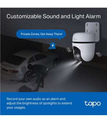 TP-LINK | Pan/Tilt Security Wi-Fi Camera | Tapo C510W | Dome | 3 MP | 3.9mm | IP65 | H.264 | MicroSD, up to 512 GB