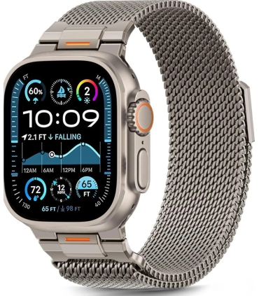 Tech-Protect kellarihm Milano Vanguard Apple Watch 44/45/46/49mm, titanium