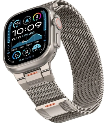 Tech-Protect kellarihm Milano Vanguard Apple Watch 44/45/46/49mm, titanium