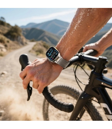 Tech-Protect kellarihm Milano Vanguard Apple Watch 44/45/46/49mm, titanium