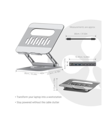 CLUB3D Sand Aluminium USB-C/CSV-2554