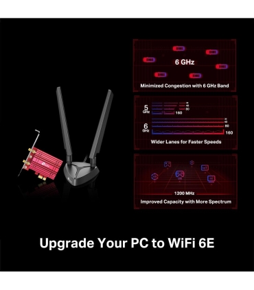 TP-LINK WRL ADAPTER 5400MBPS WI-FI 6E/ARCHER TXE75E 