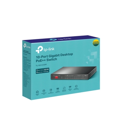 TP-LINK Switch  TL-SG1210PP 9x10Base-T / 100Base-TX / 1000Base-T 1x10/100/1000BASE-T/SFP combo PoE+ ports 6 TL-SG1210PP