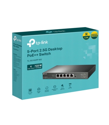 TP-LINK Switch  TL-SG105PP-M2 Desktop/pedestal 5x2.5GbE TL-SG105PP-M2