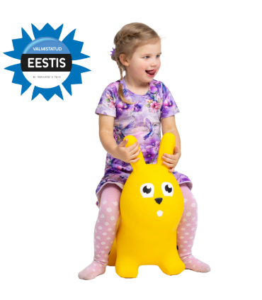 Gerardou0027s Toys Jumpy hüppeloom Jänes pakendis, kollane