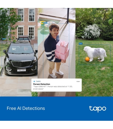 TP-LINK WRL CAMERA PAN/TILT/TAPO C660 KIT 