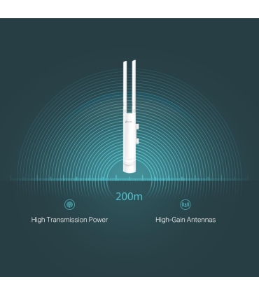 TP-LINK Access Point  300 Mbit/s 1xLAN ports 2xAntennas quantity EAP110-OUTDOOR