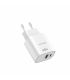 Swissten GaN laadija USB-C/USB-A 45W, valge