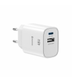 Swissten GaN laadija USB-C/USB-A 45W, valge