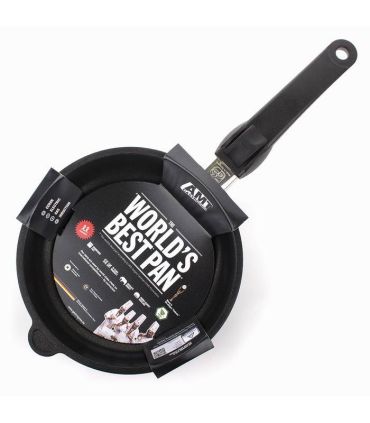 Induction frying pan with detachable handle