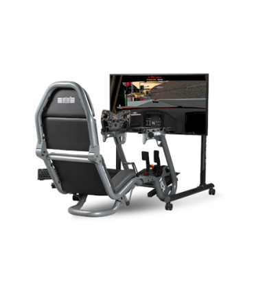 Next Level Racing Floor stand Round Tube Freestanding Single Monitor Stand 65"