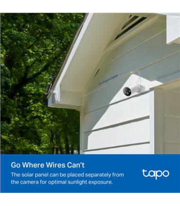 TP-LINK | C425 KIT | Solar-Powered Security Camera Kit | Bullet | 4 MP | F/2.1 | H.264 | microSD, Max. 512GB