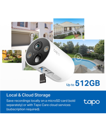 TP-LINK | C425 KIT | Solar-Powered Security Camera Kit | Bullet | 4 MP | F/2.1 | H.264 | microSD, Max. 512GB