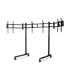 Next Level Racing Floor stand Round Tube Freestanding Single Monitor Stand 3x43"
