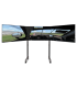 Next Level Racing Floor stand Round Tube Freestanding Single Monitor Stand 3x43"