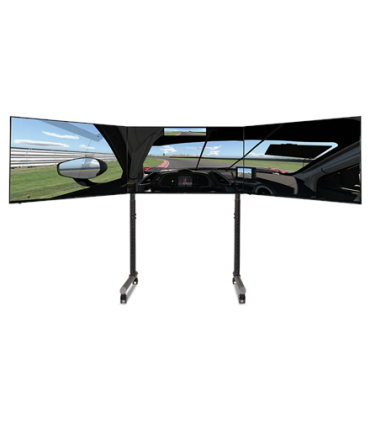 Next Level Racing Floor stand Round Tube Freestanding Single Monitor Stand 3x43"