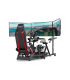 Next Level Racing Floor stand Round Tube Freestanding Single Monitor Stand 3x43"