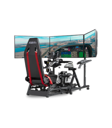 Next Level Racing Floor stand Round Tube Freestanding Single Monitor Stand 3x43"