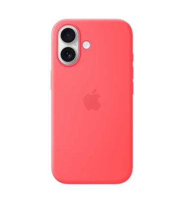 Apple iPhone 17 Silicone Case with MagSafe – Bright Guava