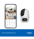 TP-LINK | Tapo C245D | Dual Lens Pan/Tilt Security Camera | Dome | 3 MP | 3.1mm/F1.6 | MicroSD Card up to 512 GB