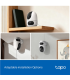 TP-LINK | Tapo C245D | Dual Lens Pan/Tilt Security Camera | Dome | 3 MP | 3.1mm/F1.6 | MicroSD Card up to 512 GB