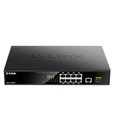 D-Link | 10 Gigabit port Switch with PoE | DGS-1010MP | Unmanaged | Desktop / Rackmount | Gigabit Ethernet (copper) ports quanti