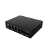 Lanberg Switch Light IndustrialPoE 1xBT 3xAT 2xSFP Din Unmanagment Gigabit Ethernet | ILGE-4P-2S-90 | Unmanaged