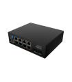 Lanberg Switch PoE 4xBT 4xAT 4xSFP Din Unmanagment Gigabit Ethernet | ILGE-8P-2S-120 | Unmanaged | Din rail