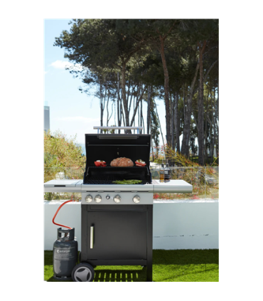 Barbecook Gas Barbecue with Side Burner Spring 3212, 133 x 58 x 115 cm BC-GAS-2003