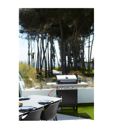 Barbecook Gas Barbecue with Side Burner Spring 3212, 133 x 58 x 115 cm BC-GAS-2003