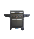 Barbecook Gas Barbecue Luca 412 with Cabinet and Sideburner, 145.4 x 60.3 x 112.3 cm BC-GAS-3100