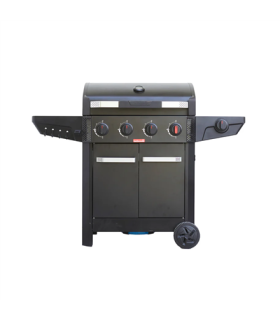 Barbecook Gas Barbecue Luca 412 with Cabinet and Sideburner, 145.4 x 60.3 x 112.3 cm BC-GAS-3100